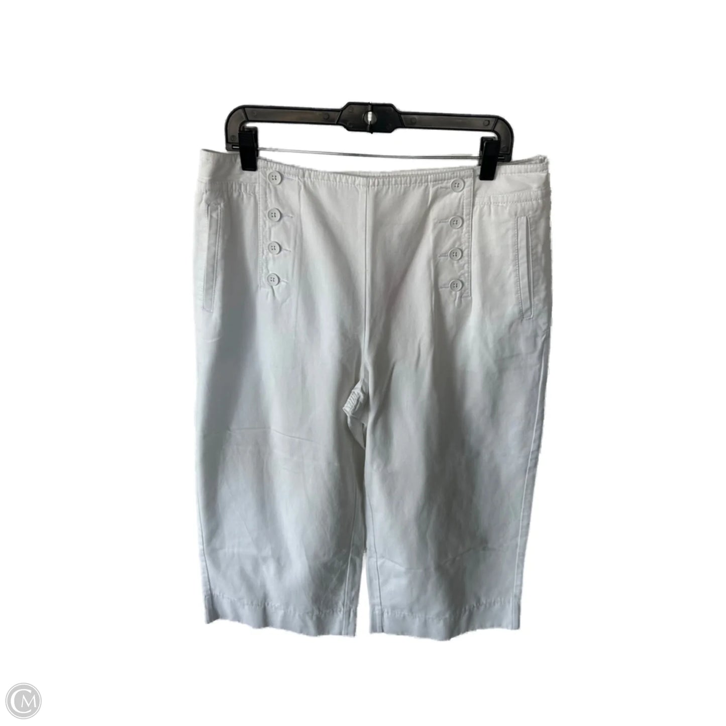 Pants Cropped By Talbots In White, Size: 14