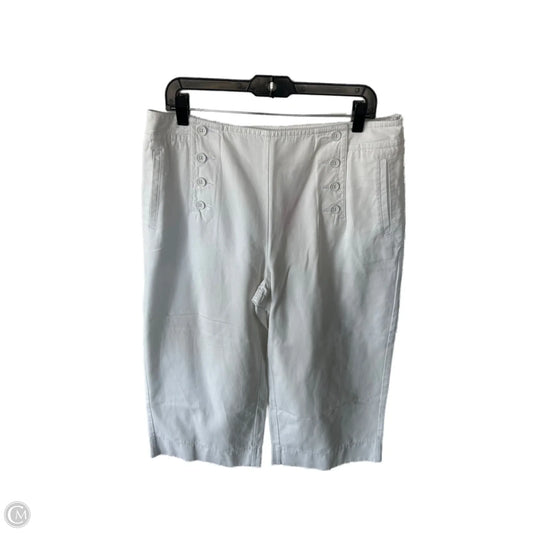 Pants Cropped By Talbots In White, Size: 14