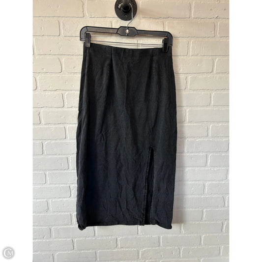 Skirt Midi By Z Supply In Black, Size: 4