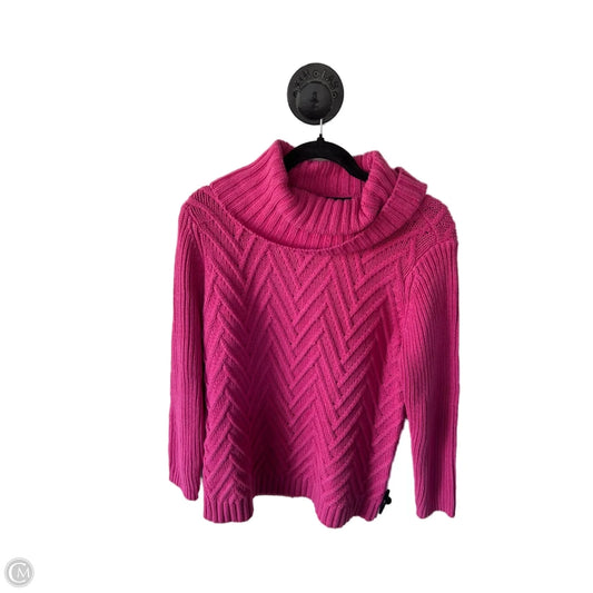 Sweater By Talbots In Pink, Size: Lp