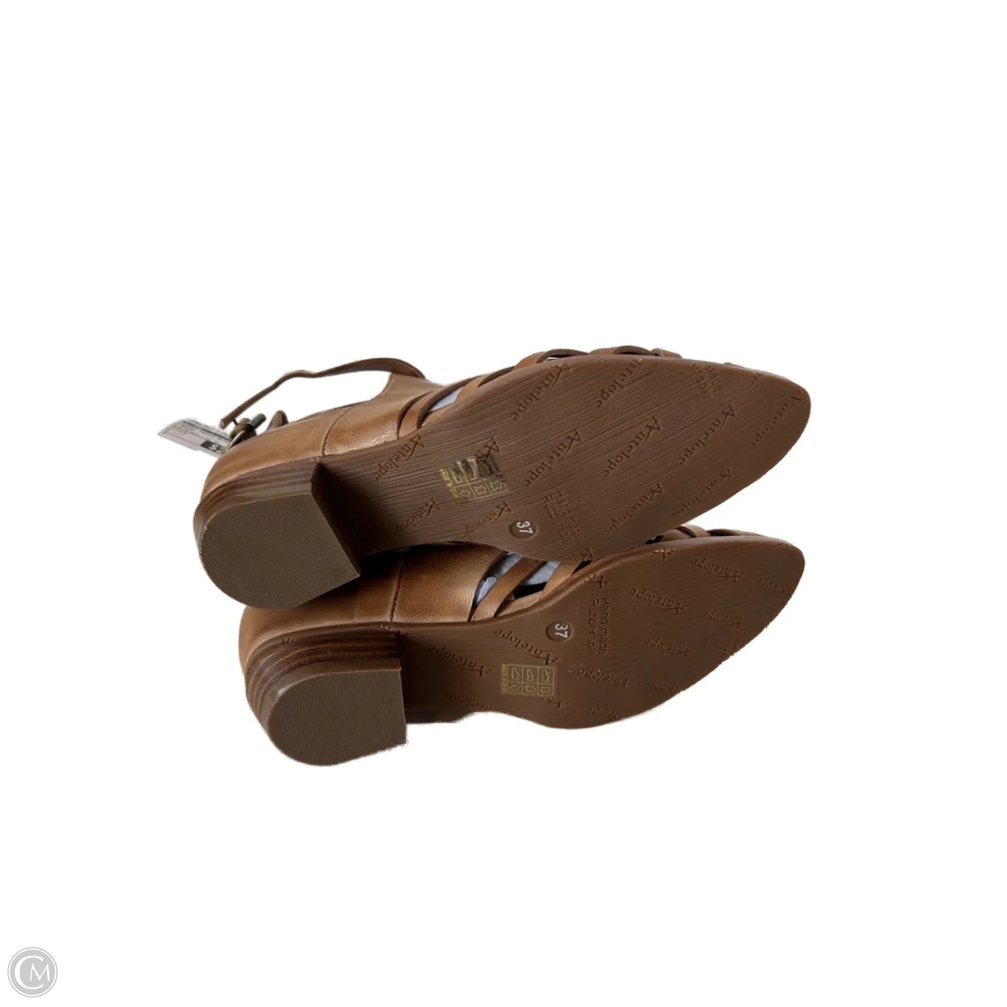Shoes Heels Block By Cmc In Brown, Size: 7