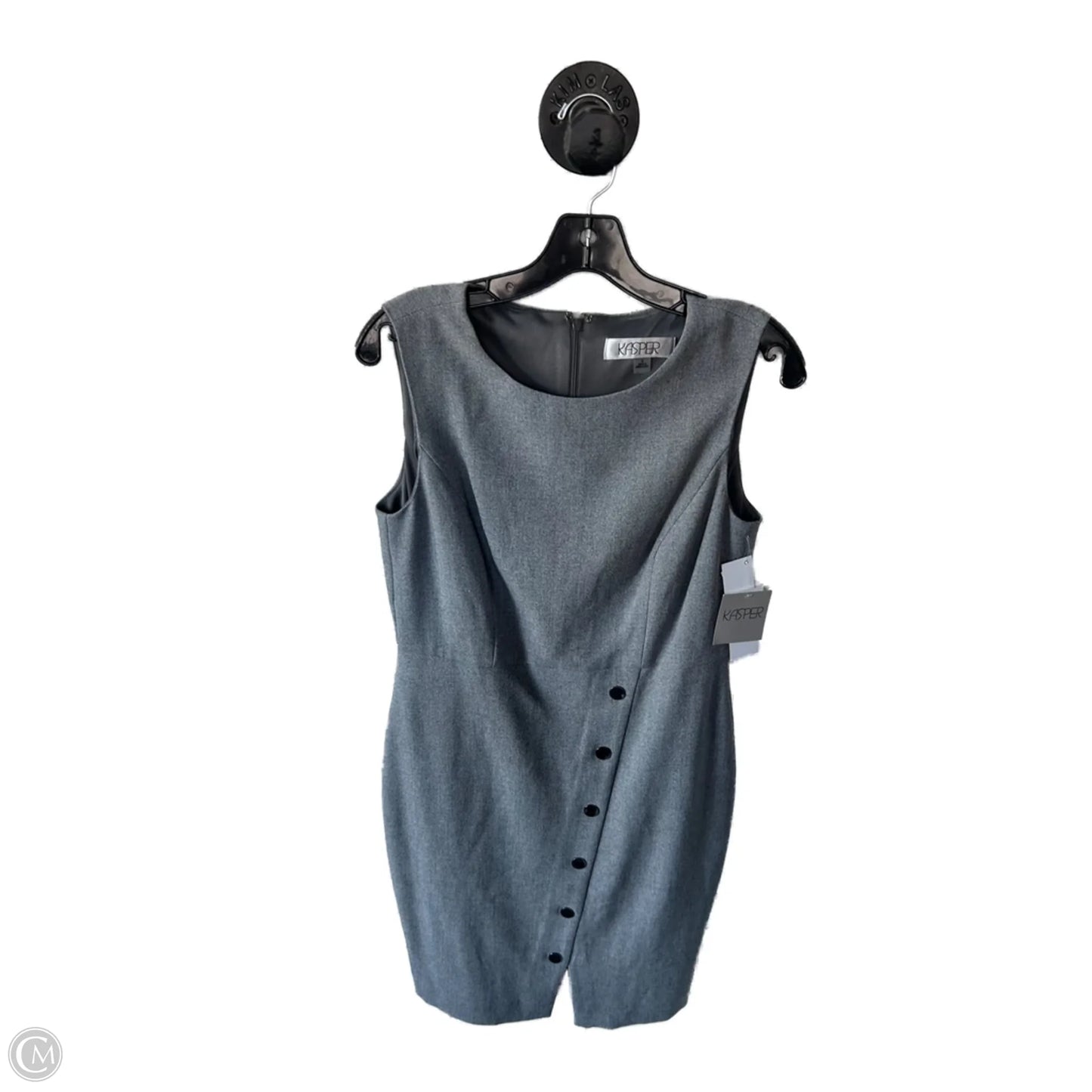 Dress Work By Kasper In Grey, Size: S