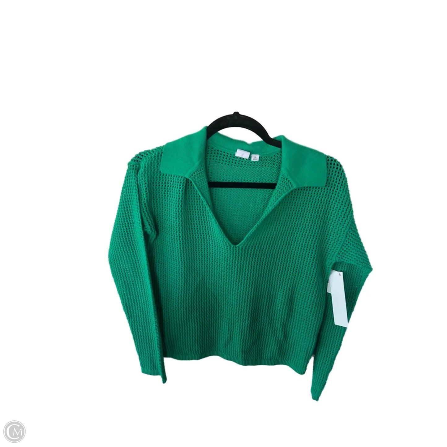 Sweater By Gap In Green, Size: Xs