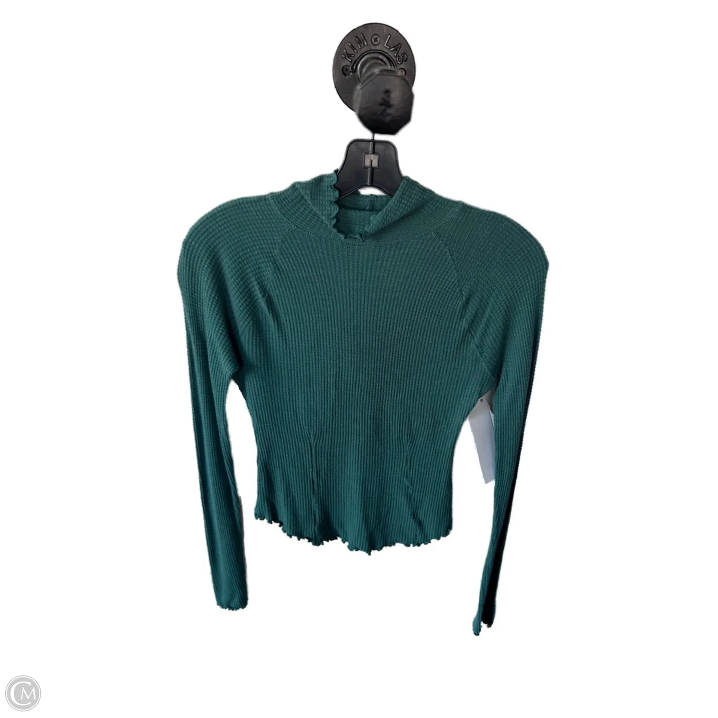 Top Long Sleeve By Free People In Green, Size: Xs