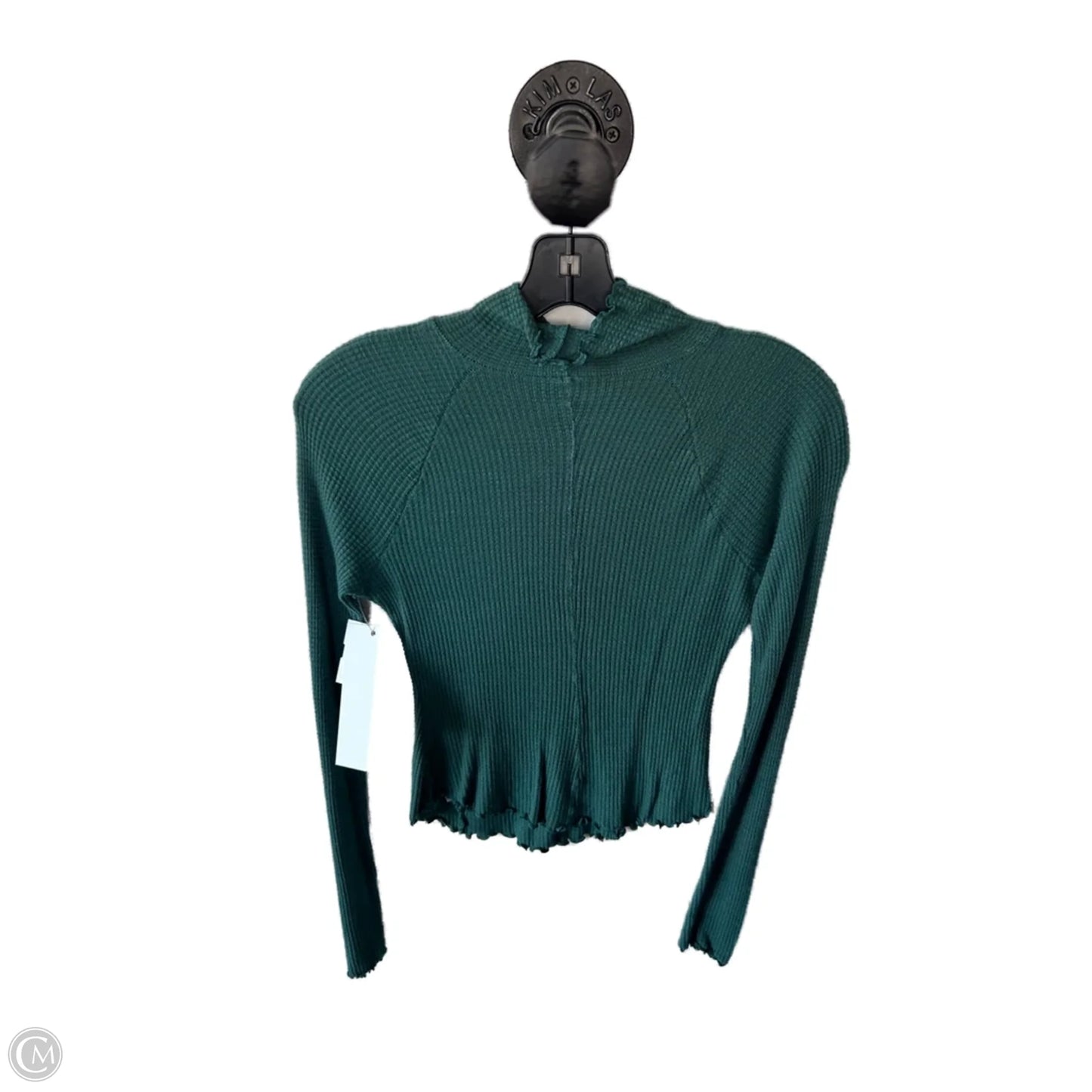Top Long Sleeve By Free People In Green, Size: Xs