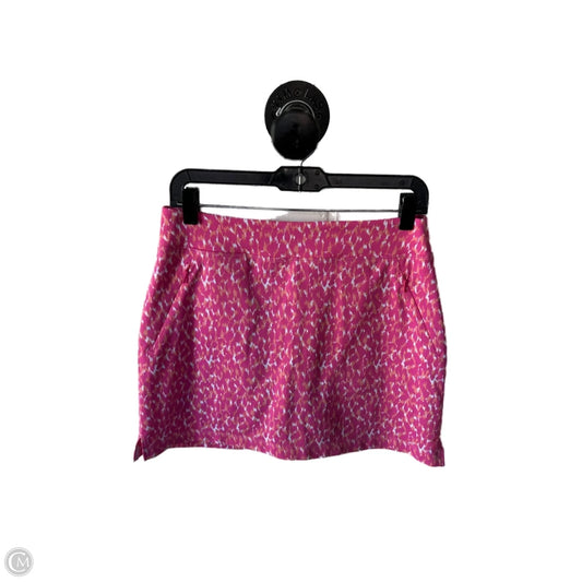 Skort By Tommy Hilfiger In Pink & White, Size: 0