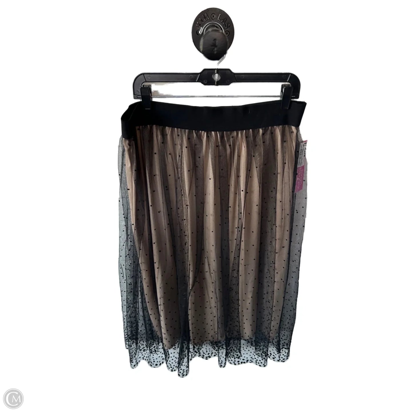 Skirt Midi By Clothes Mentor In Black, Size: 14