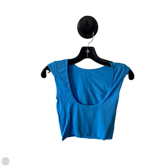 Top Short Sleeve Basic By Wild Fable In Blue, Size: Xs