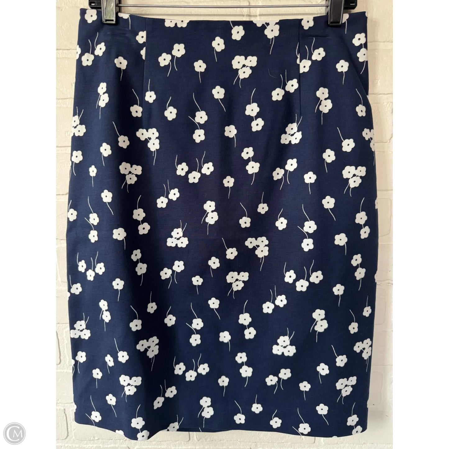 Skirt Mini & Short By Boden In Blue & White, Size: 8p