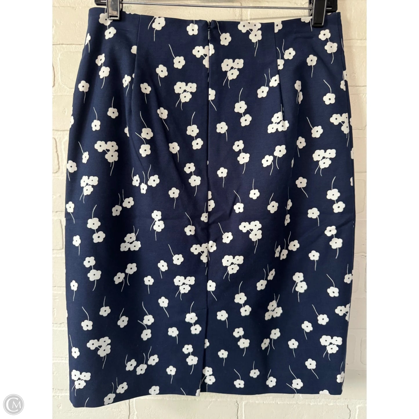 Skirt Mini & Short By Boden In Blue & White, Size: 8p