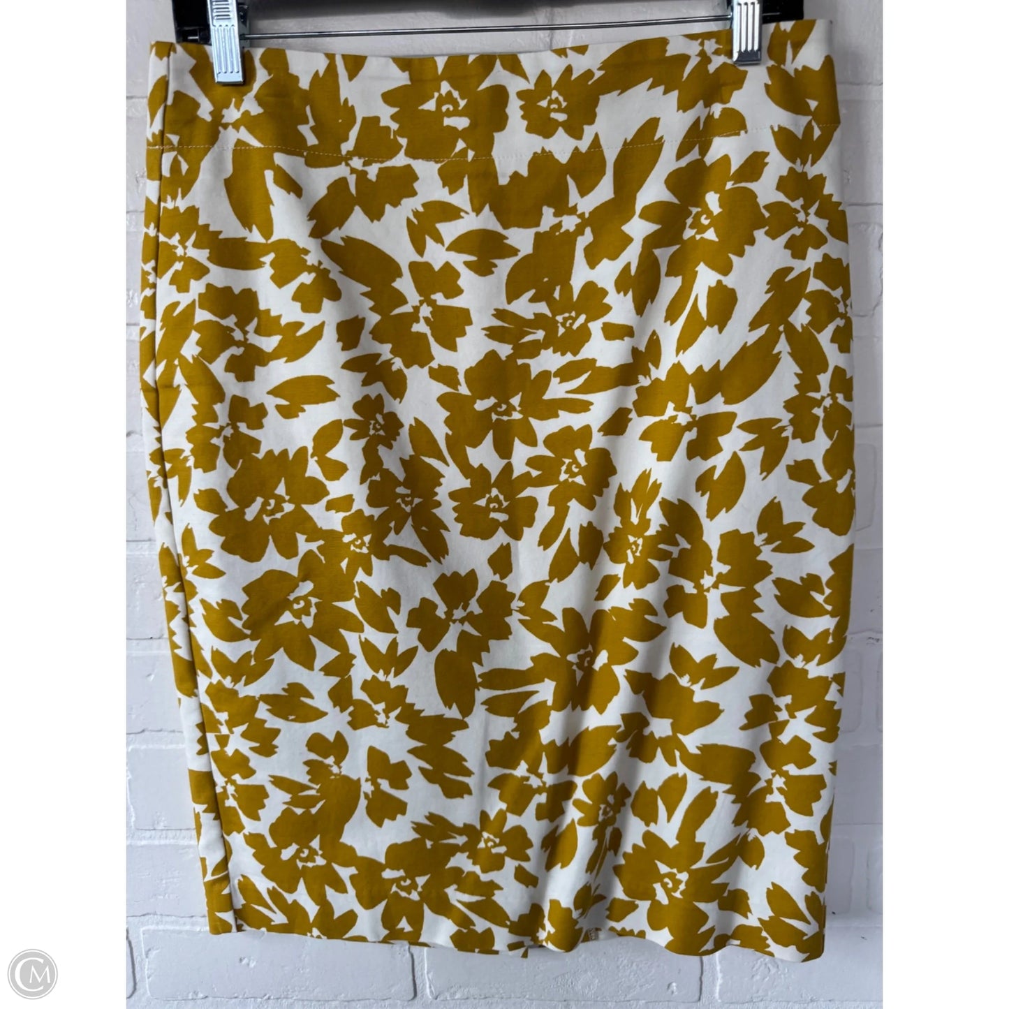 Skirt Mini & Short By Loft In Yellow, Size: 4