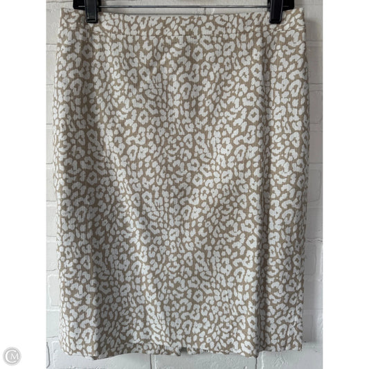 Skirt Mini & Short By J. Crew In Tan & White, Size: 6