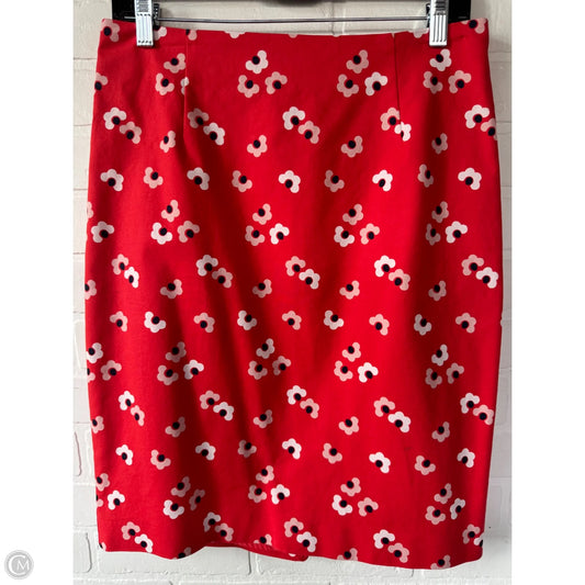 Skirt Mini & Short By Boden In Red, Size: 8p