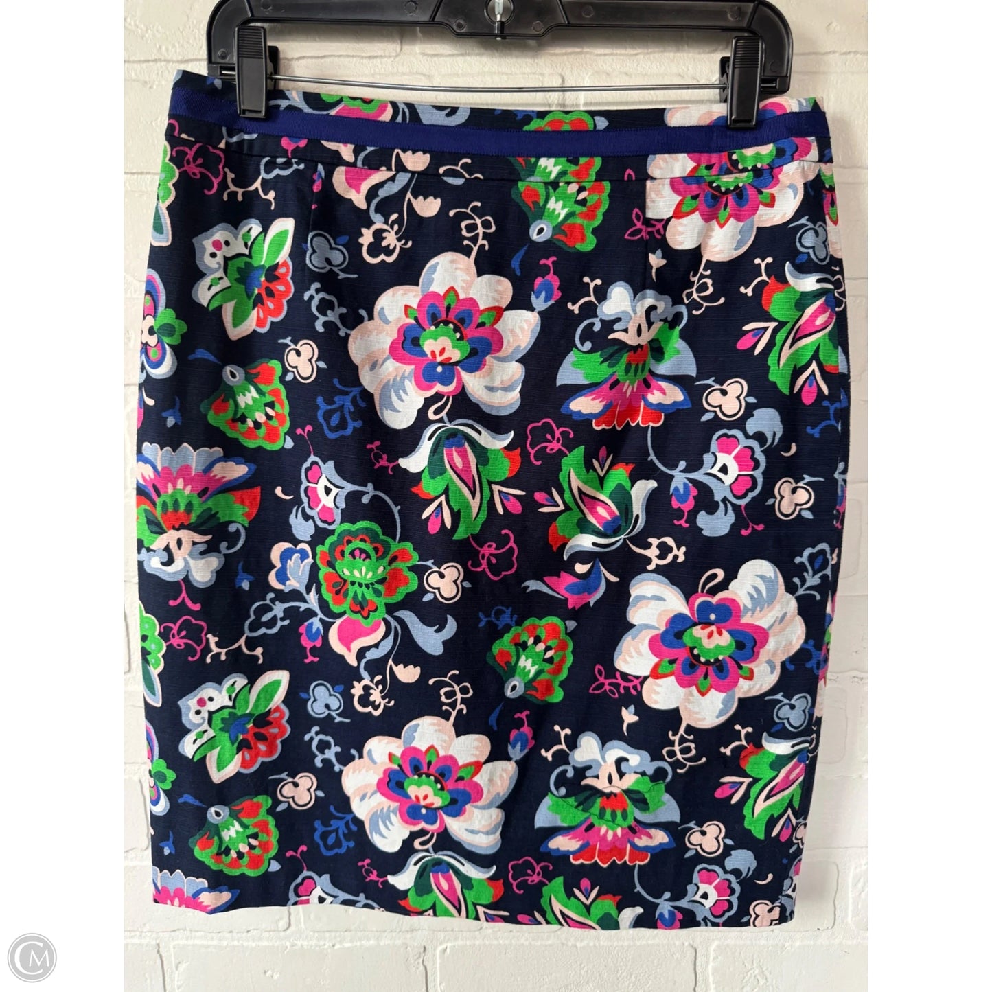 Skirt Mini & Short By Boden In Blue & Brown, Size: 8p