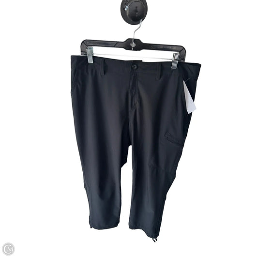 Pants Cropped By Eddie Bauer In Black, Size: 12