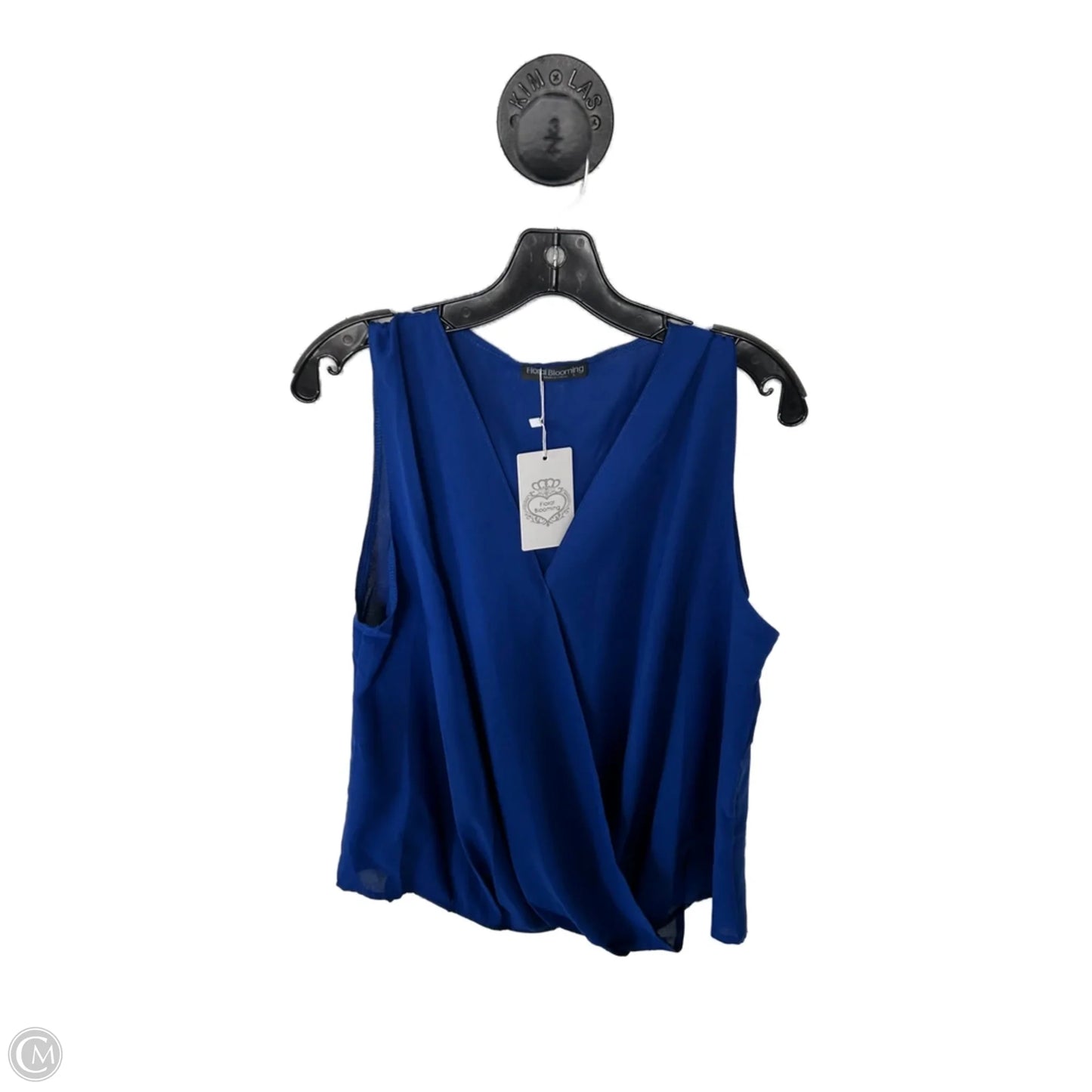 Top Sleeveless By Clothes Mentor In Blue, Size: L