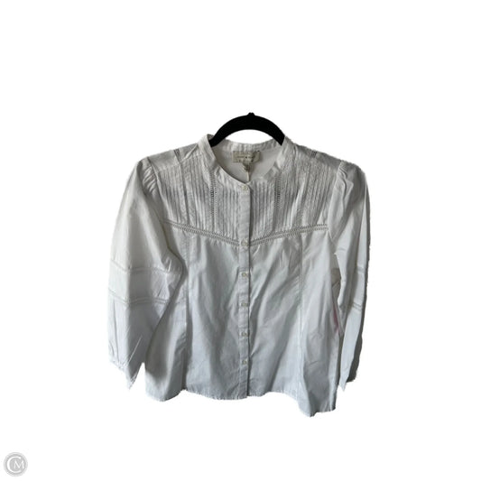 Top Long Sleeve By Lucky Brand In White, Size: Xs