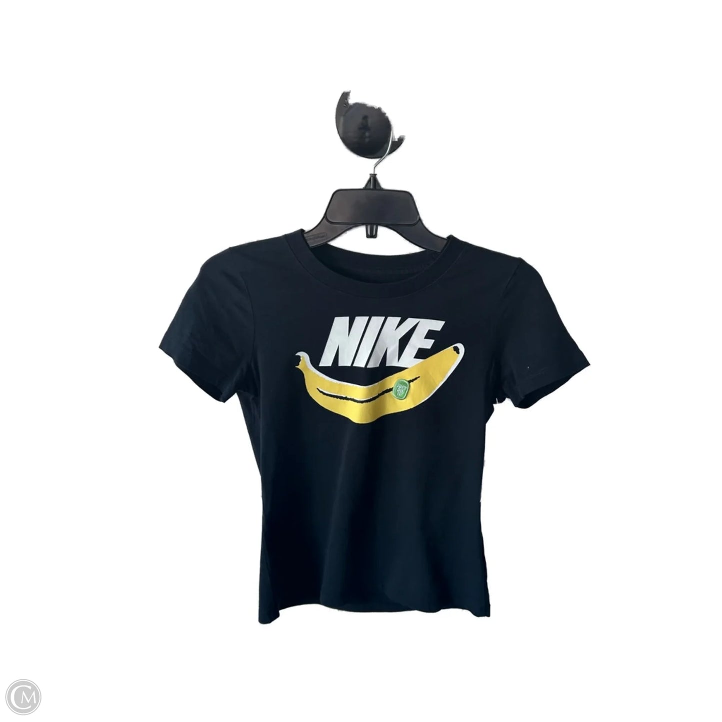 Top Short Sleeve Basic By Nike Apparel In Black & White, Size: Xs