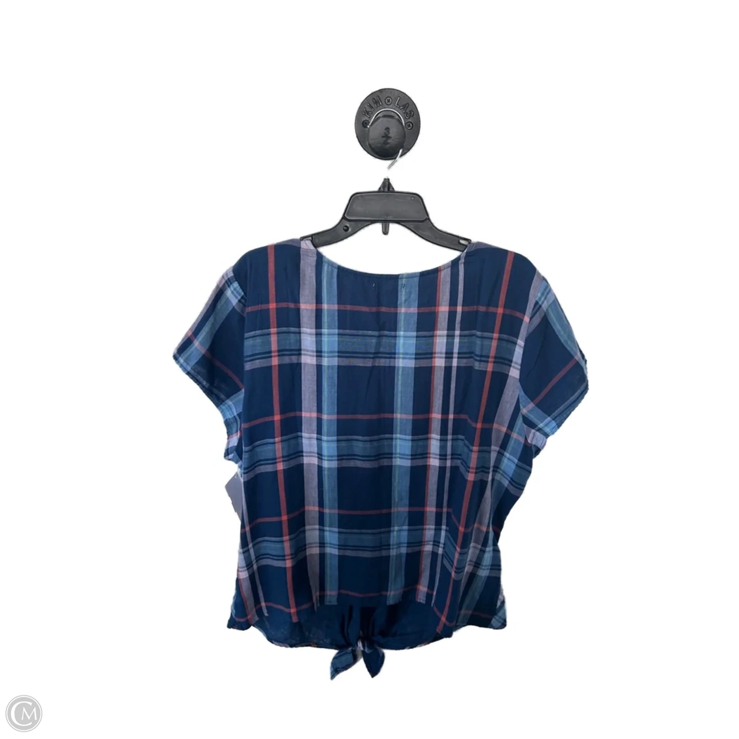 Top Short Sleeve By Maurices In Blue, Size: 2x