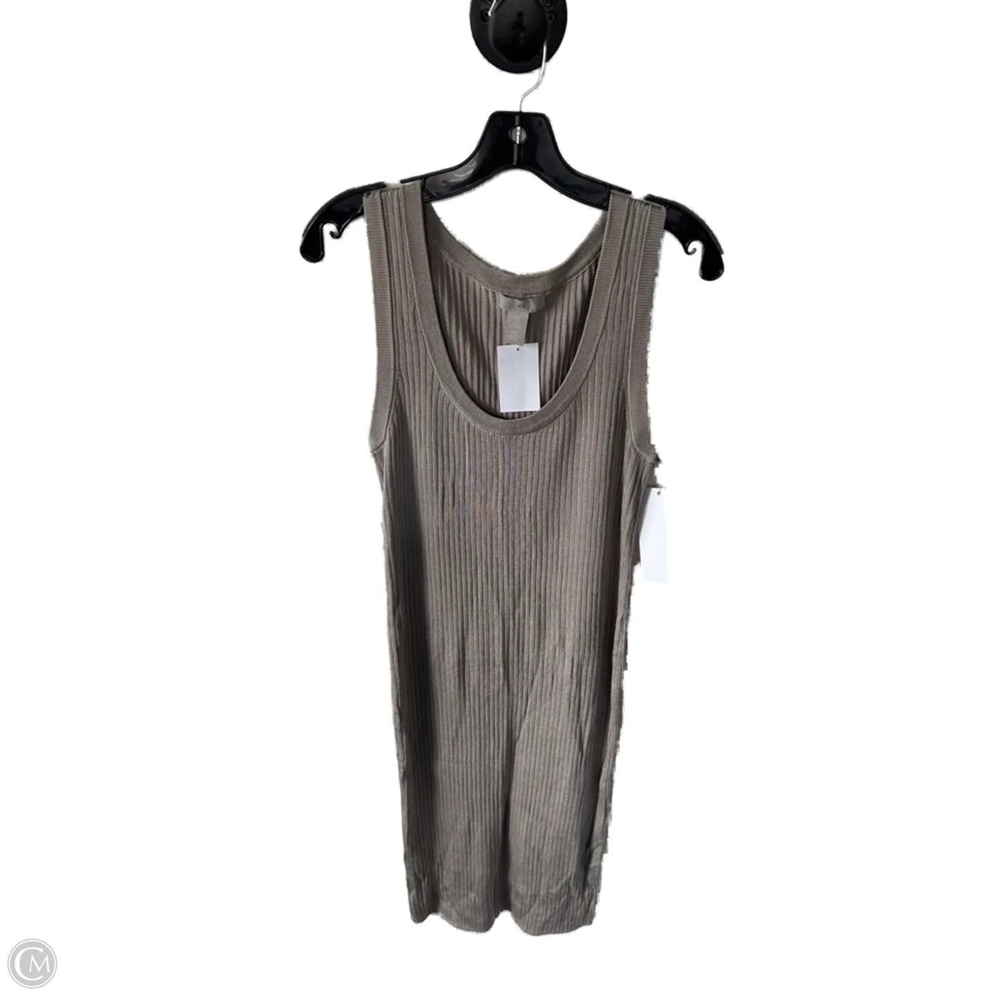 Dress Casual Midi By H&m In Tan, Size: Xl