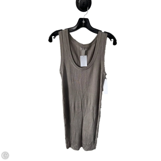 Dress Casual Midi By H&m In Tan, Size: Xl