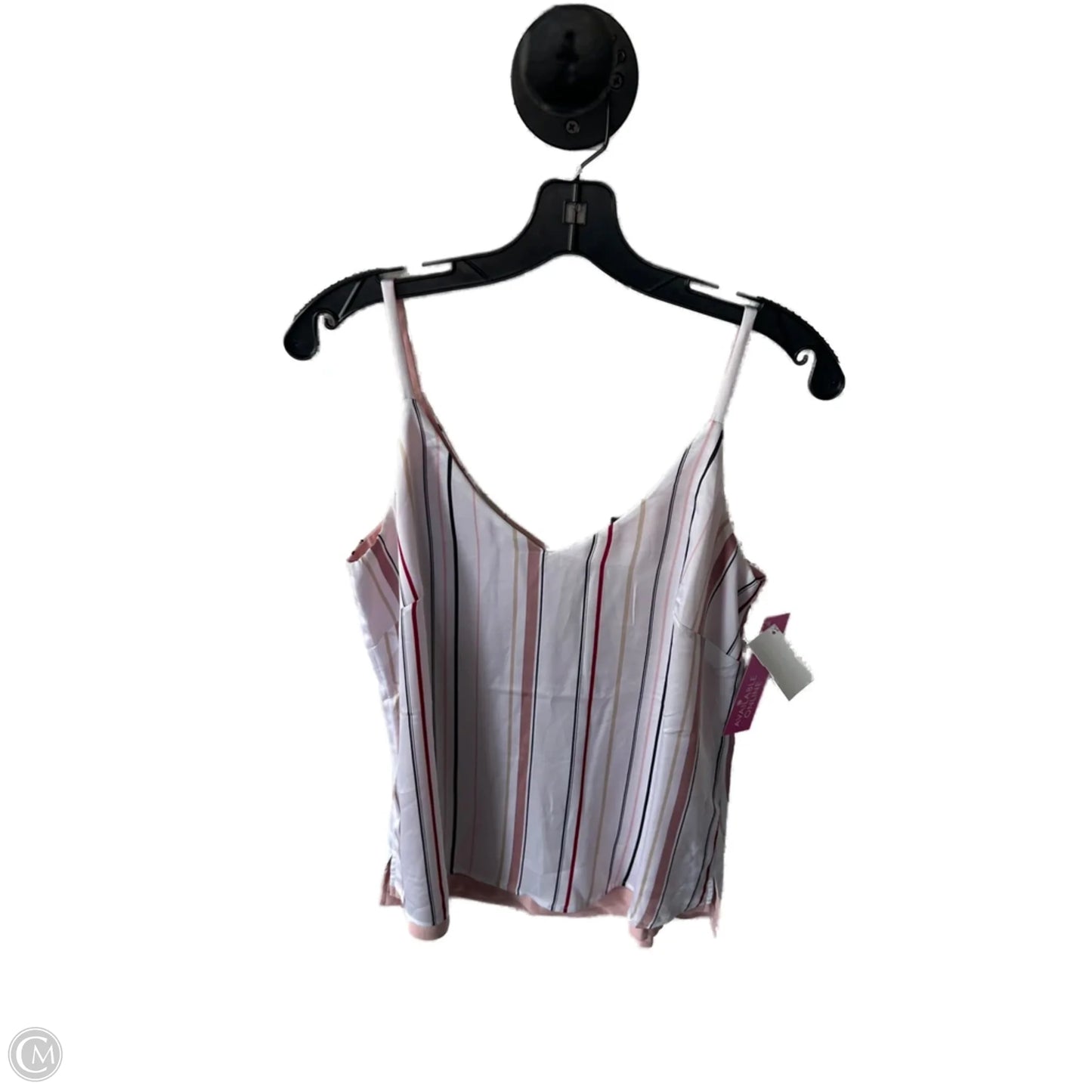 Top Sleeveless By White House Black Market In Pink & White, Size: S