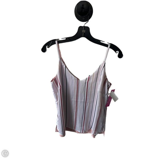 Top Sleeveless By White House Black Market In Pink & White, Size: S