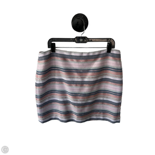 Skirt Mini & Short By Loft In Blue & Pink, Size: 14