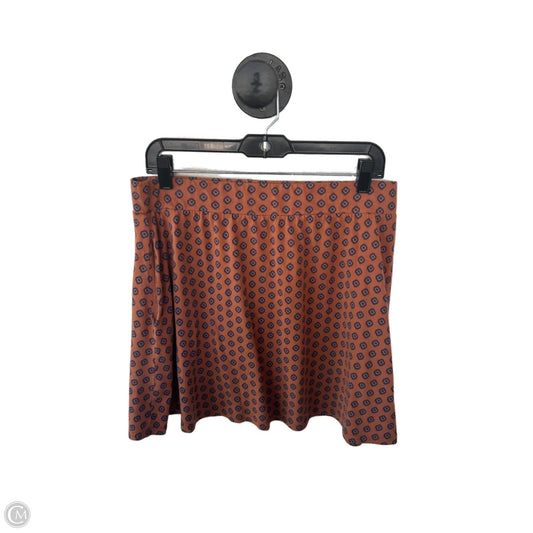Skirt Mini & Short By Cmc In Orange, Size: 12