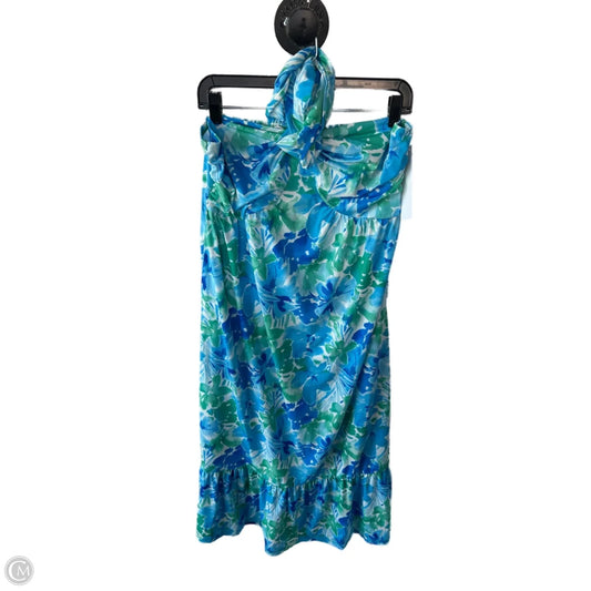 Dress Casual Midi By Grace Karin In Blue & Green, Size: M