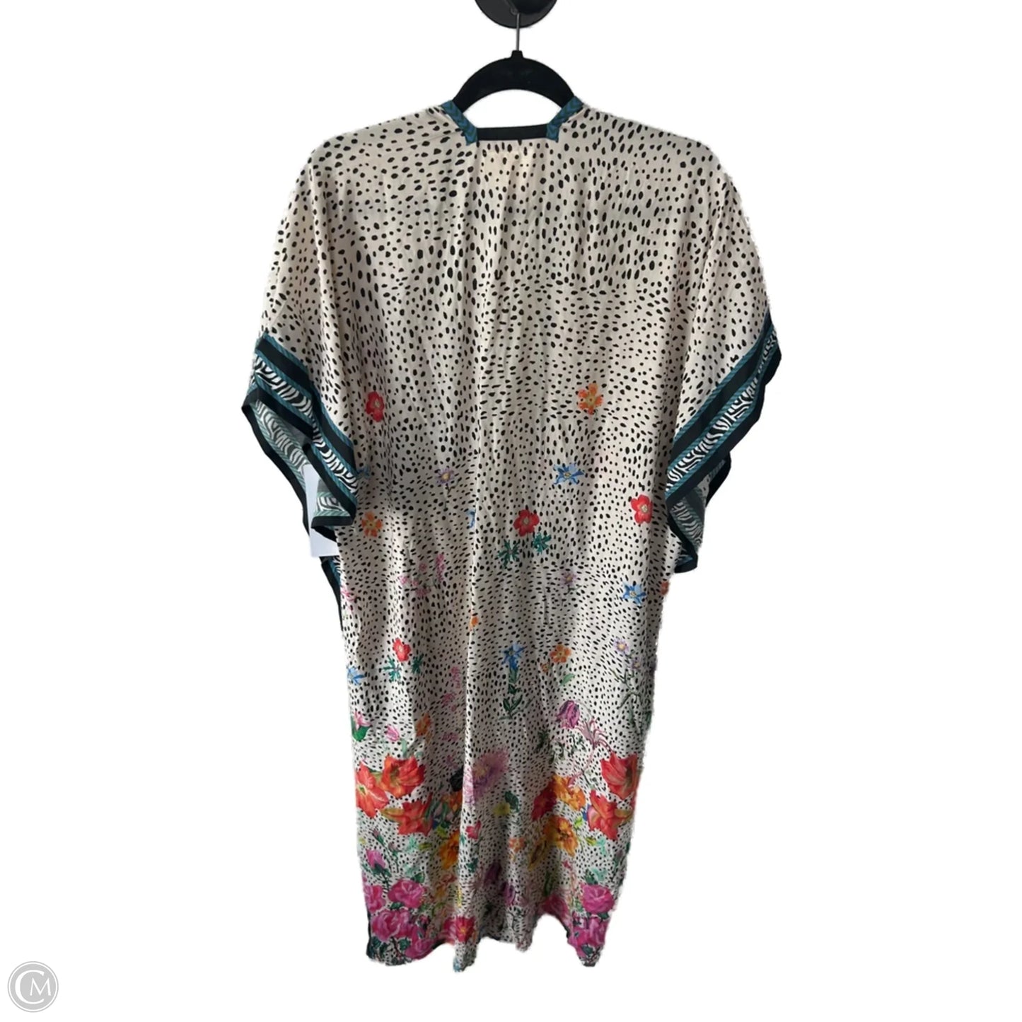 Kimono By Maeve In Black & Cream, Size: Osfm