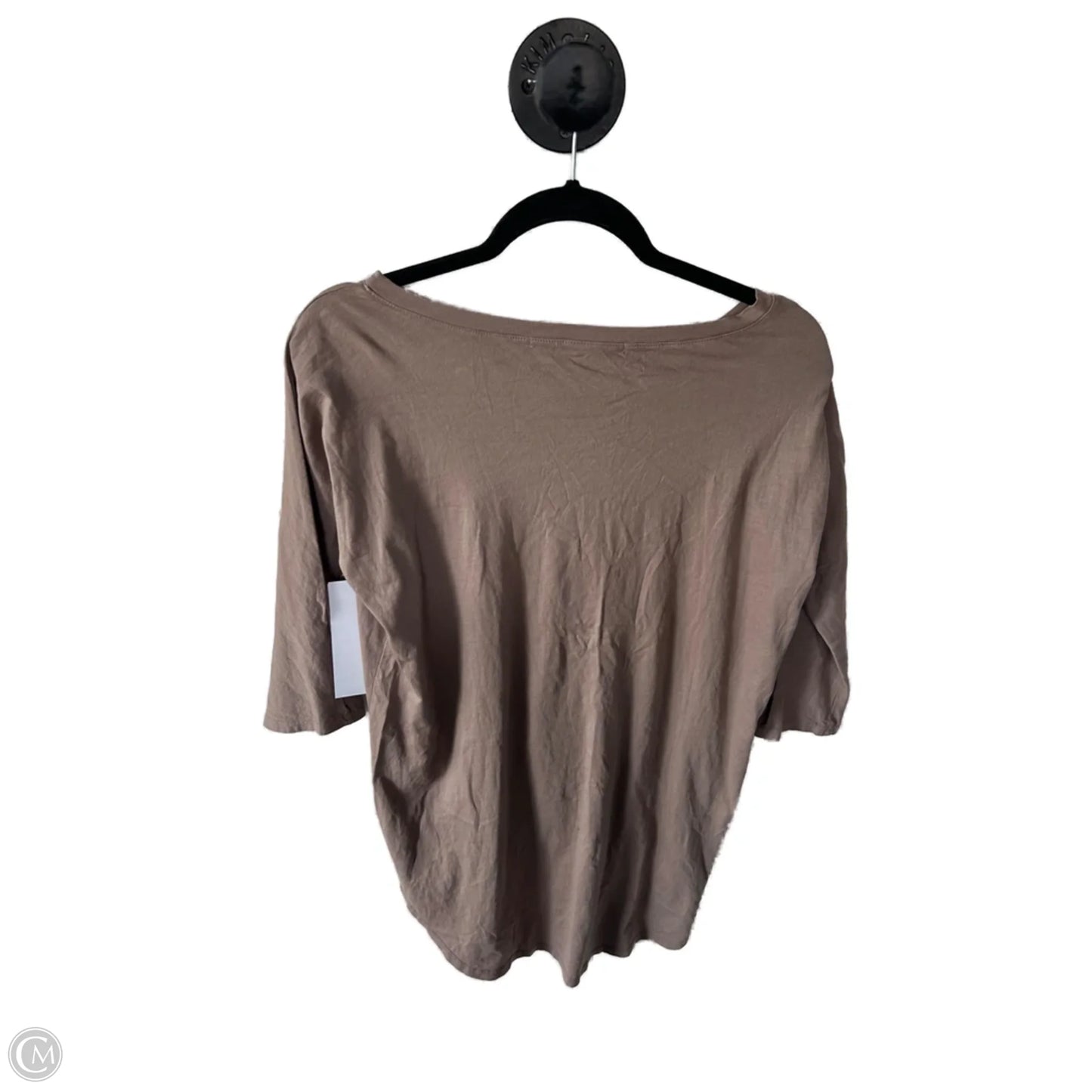 Top 3/4 Sleeve Basic By Michael Stars In Brown, Size: Osfm
