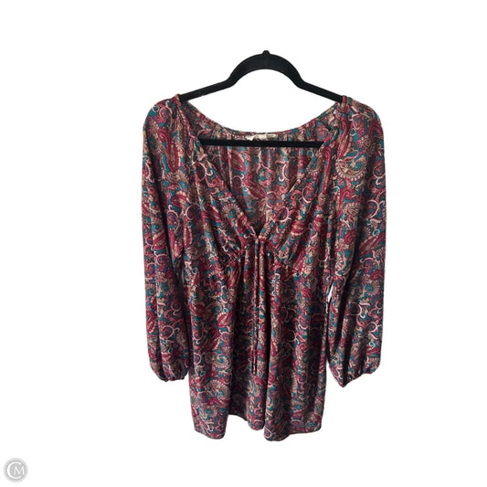 Dress Casual Short By Be-bop In Blue & Pink, Size: Xl