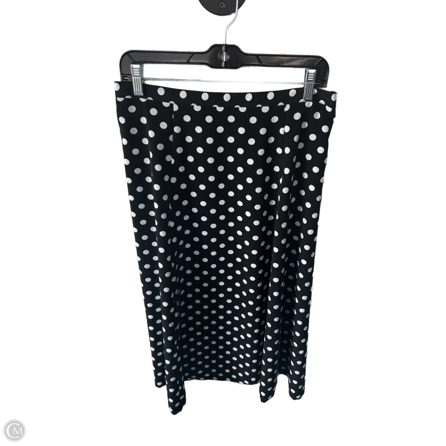 Skirt Midi By Leslie Fay In Black & White, Size: 14p