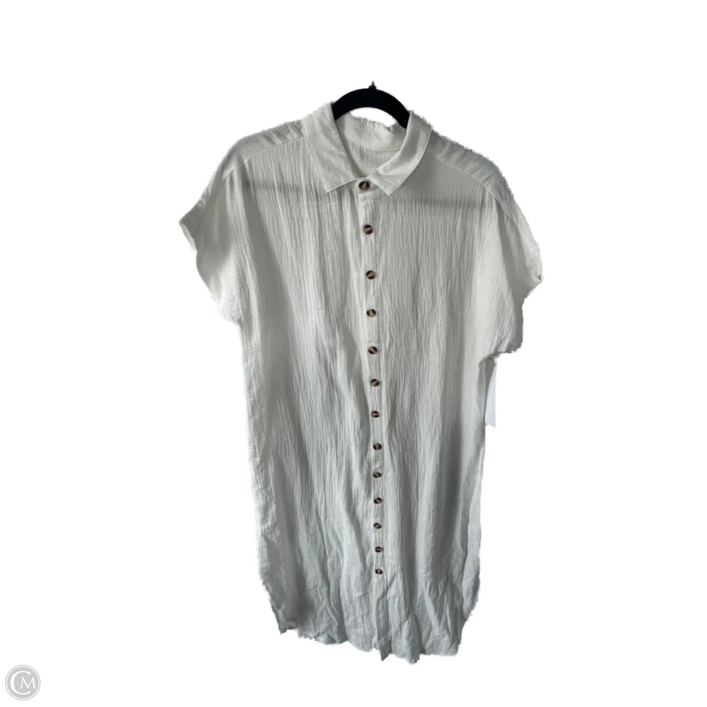 Swimwear Cover-up By Cme In White, Size: S