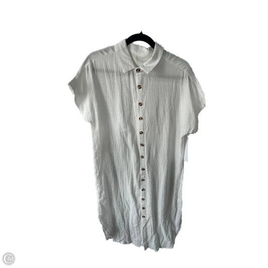 Swimwear Cover-up By Cme In White, Size: S