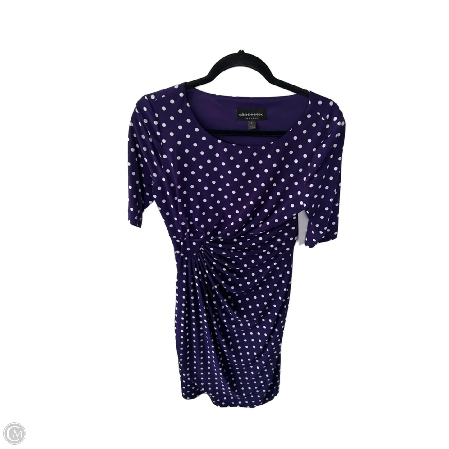 Dress Work By Connected Apparel In Purple & Yellow, Size: S