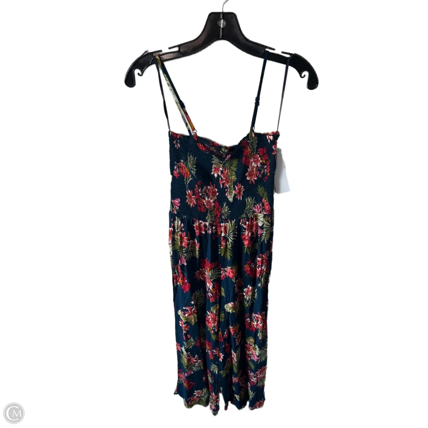 Jumpsuit By Ambiance Apparel In Blue & Red, Size: M