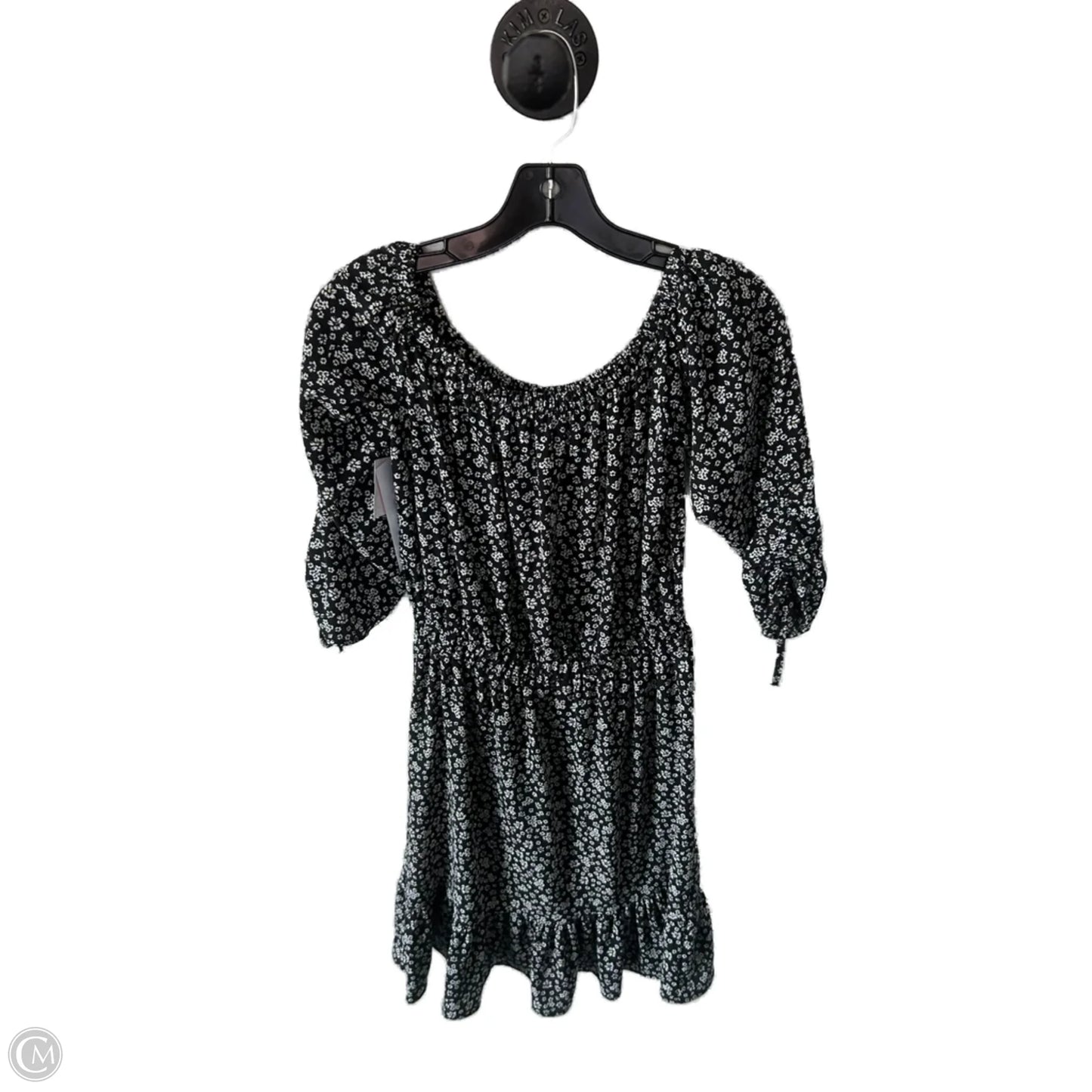 Dress Casual Short By Zara In Black & White, Size: M