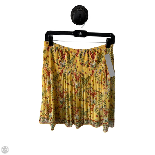 Skirt Mini & Short By Max Studio In Yellow, Size: 8