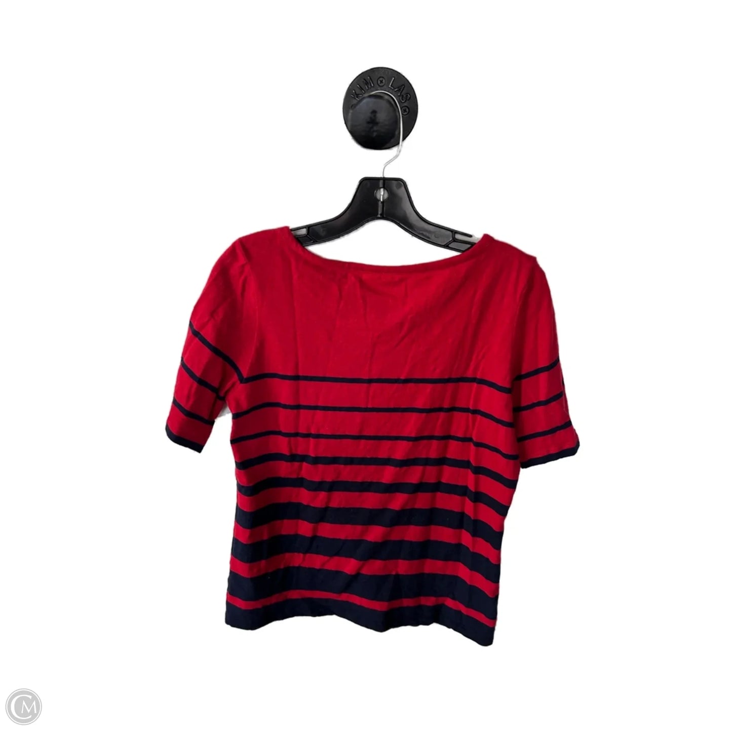 Top Short Sleeve Basic By Talbots In Red, Size: S