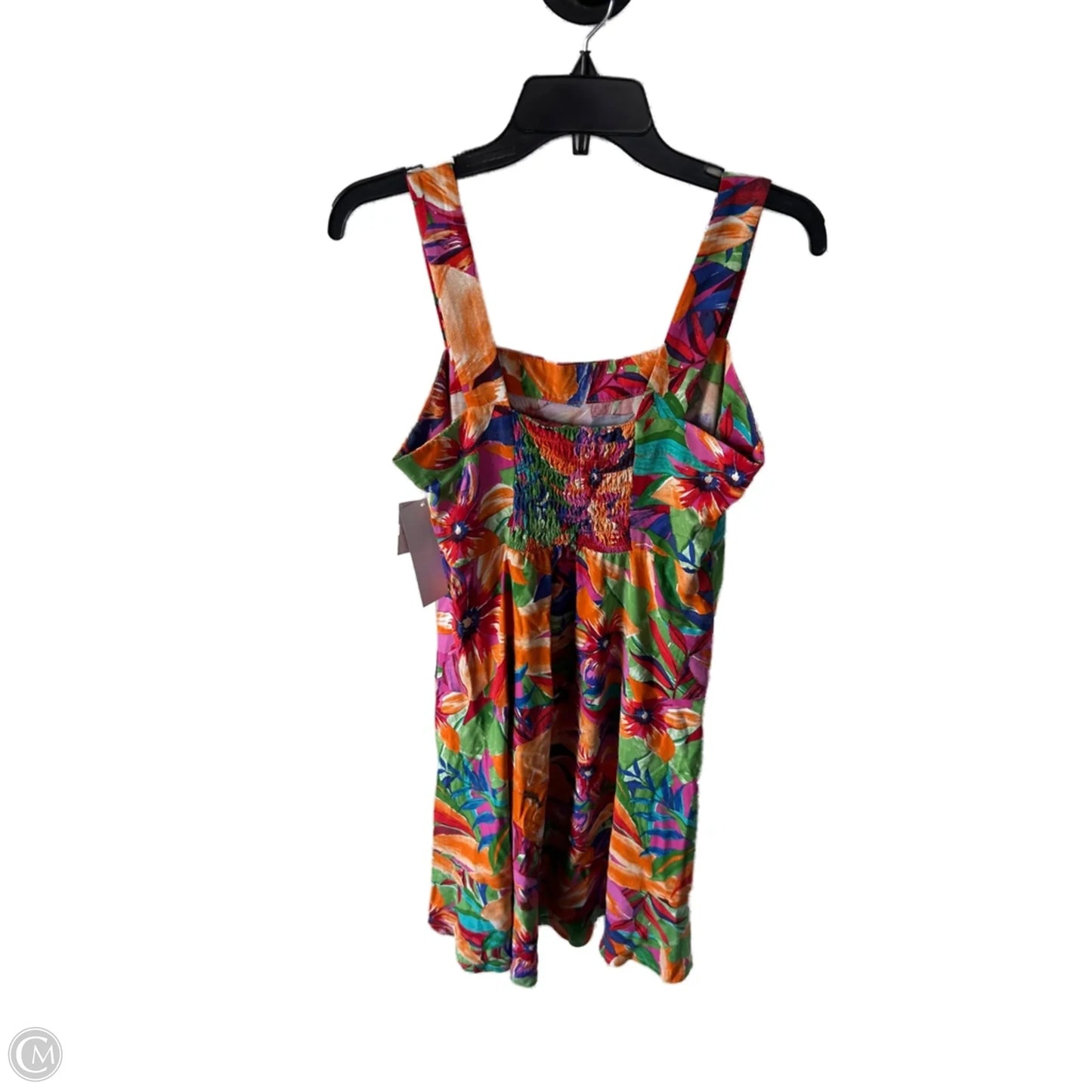 Dress Casual Midi By 1.state In Orange & Pink, Size: L