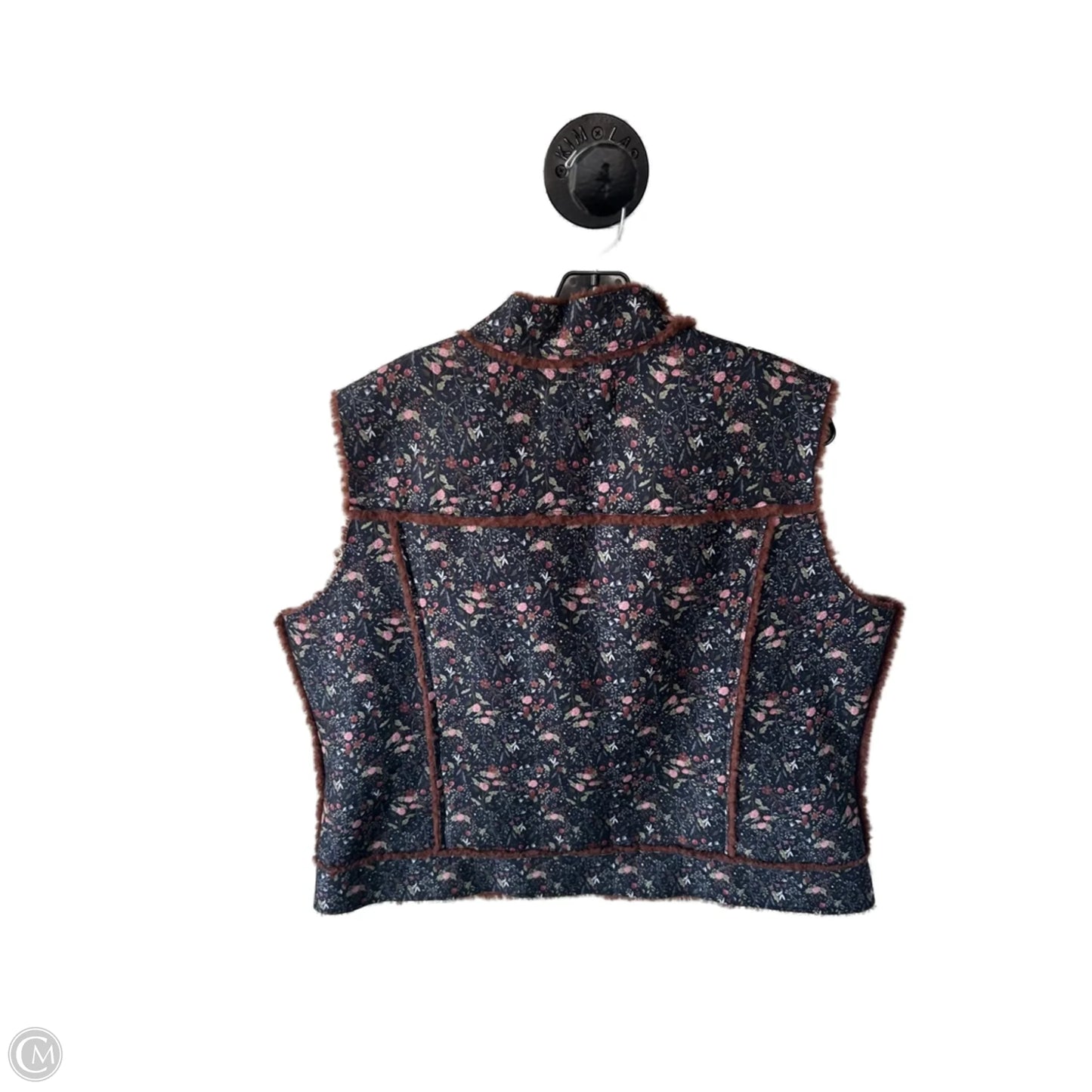 Vest Puffer & Quilted By Clothes Mentor In Brown, Size: Xl