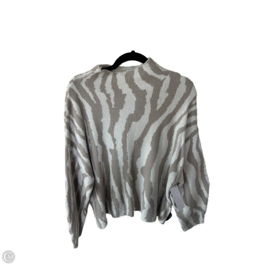 Sweater By Express In Tan & White, Size: L