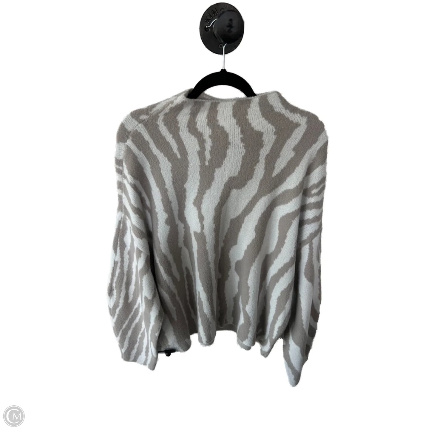 Sweater By Express In Tan & White, Size: L