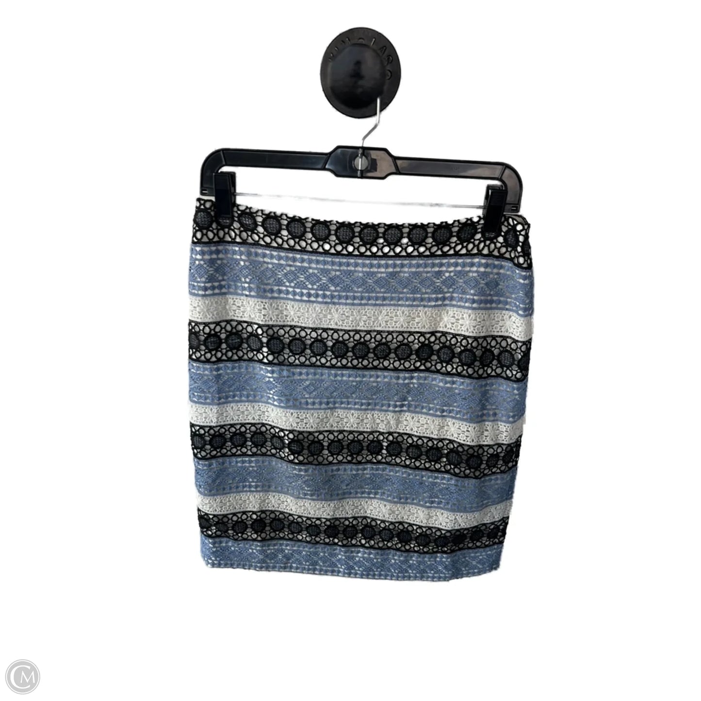 Skirt Mini & Short By Talbots In Blue & White, Size: 6p