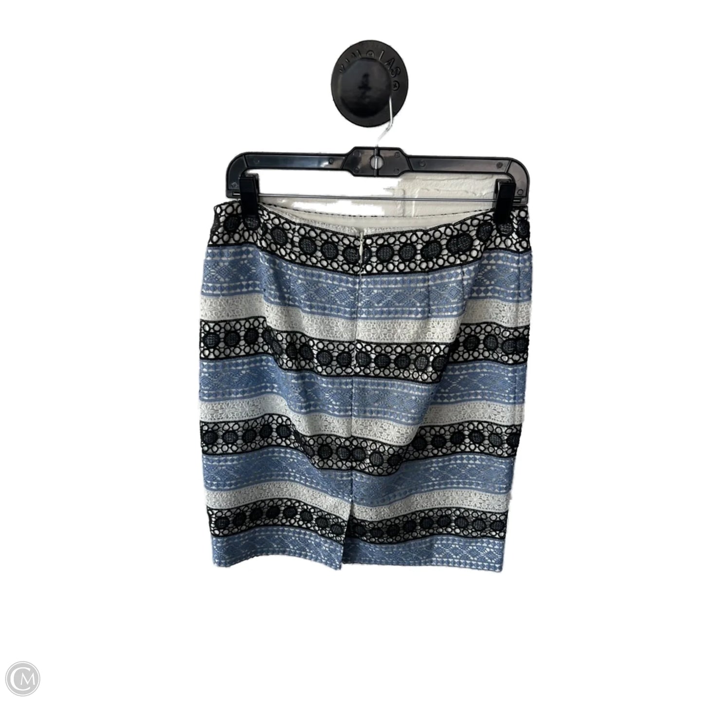 Skirt Mini & Short By Talbots In Blue & White, Size: 6p