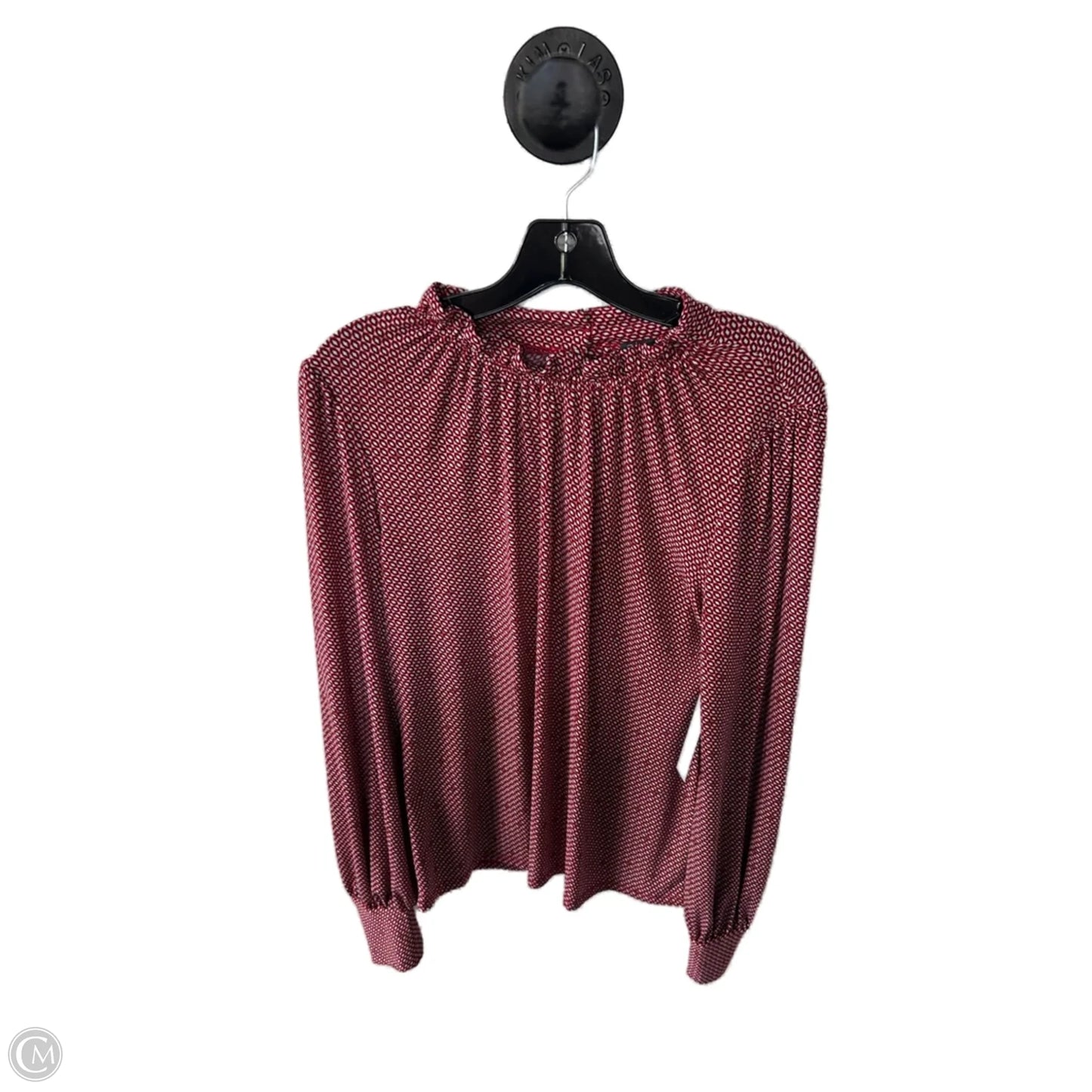 Top Long Sleeve By Adrianna Papell In Red, Size: M