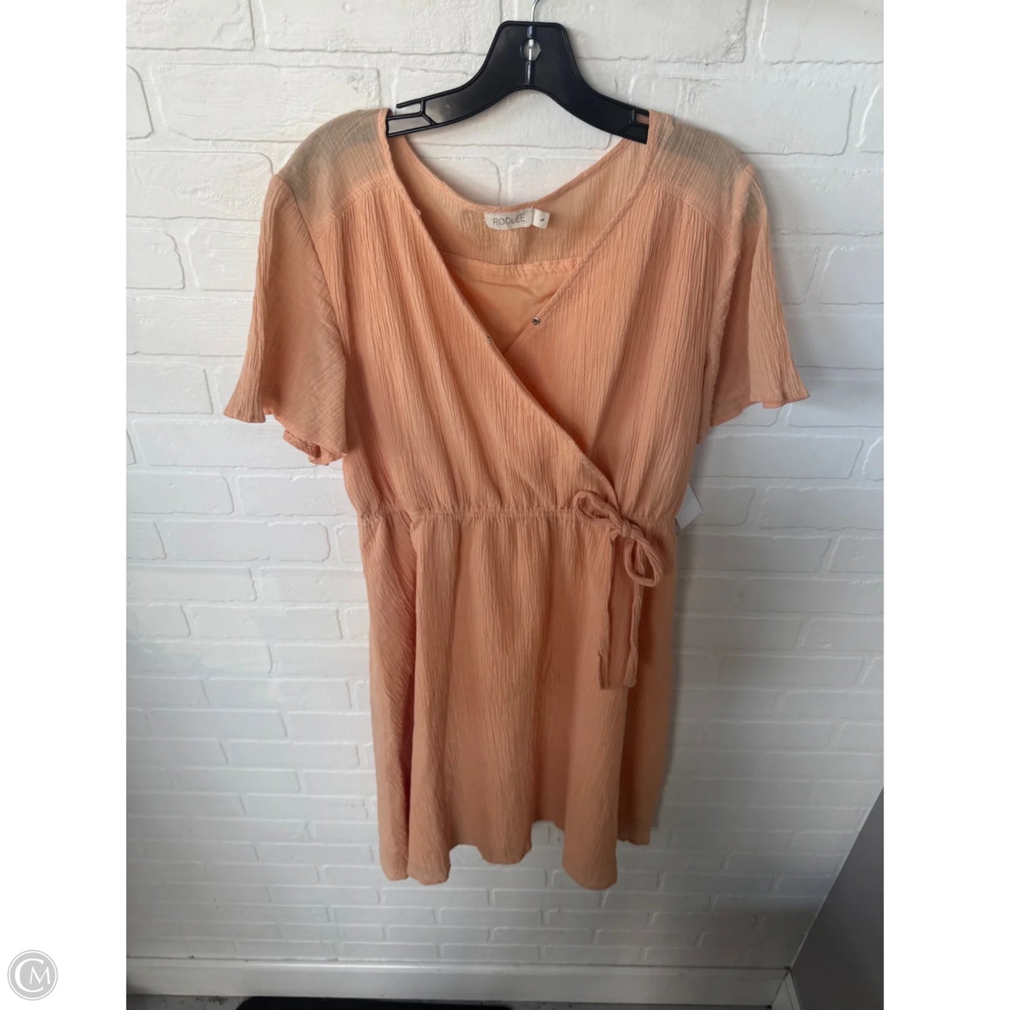 Dress Casual Short By Roolee In Orange, Size: L