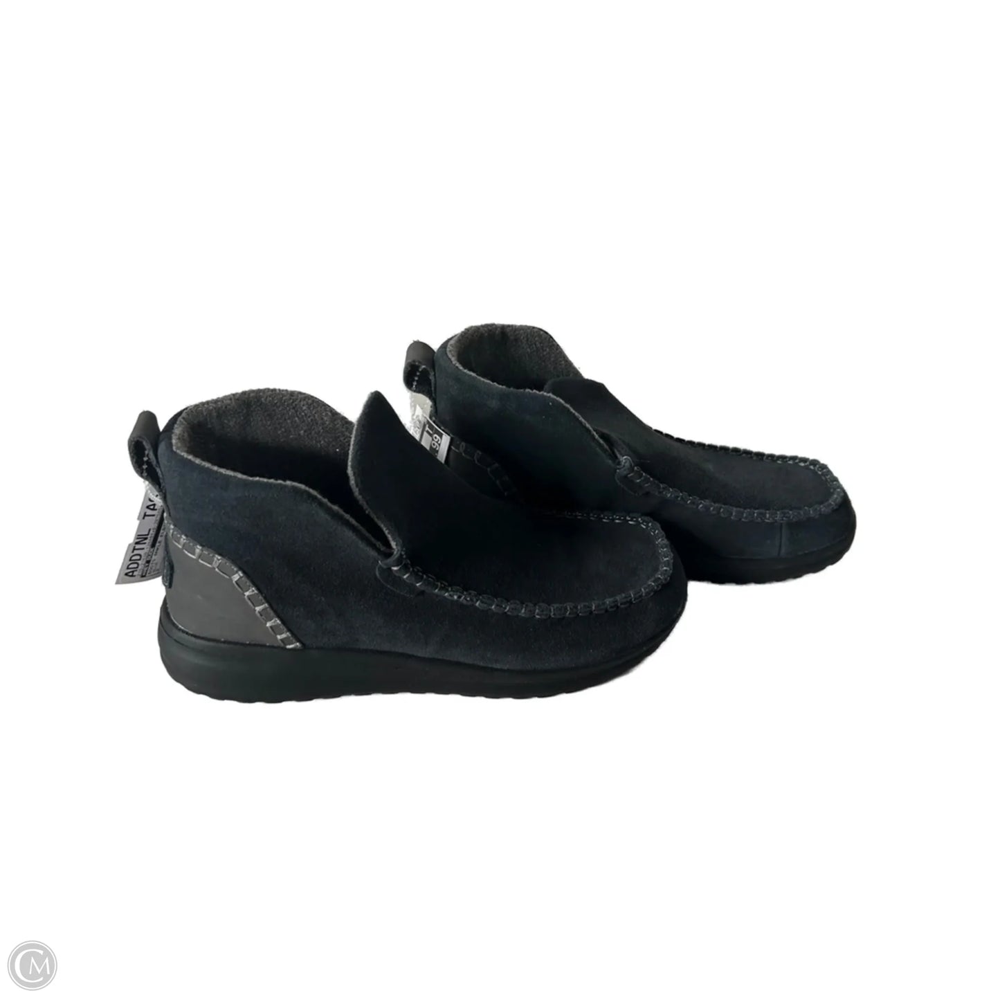 Boots Ankle Flats By Hey Dude In Blue, Size: 8